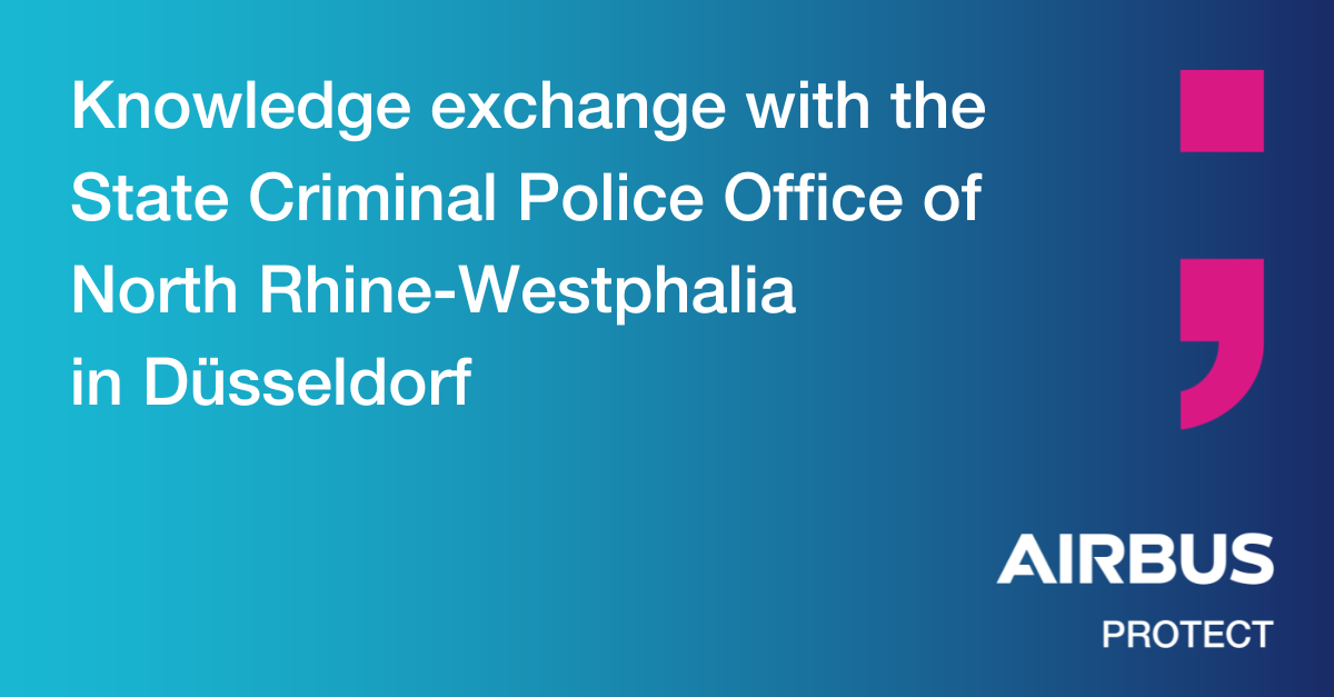 Knowledge exchange with the State Criminal Police Office of North Rhine-Westphalia in Düsseldorf