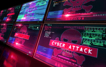cyber attack screen