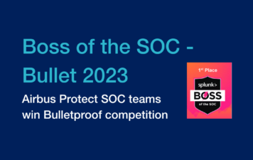 boss of the soc bullet 2023 Airbus Protect teams win
